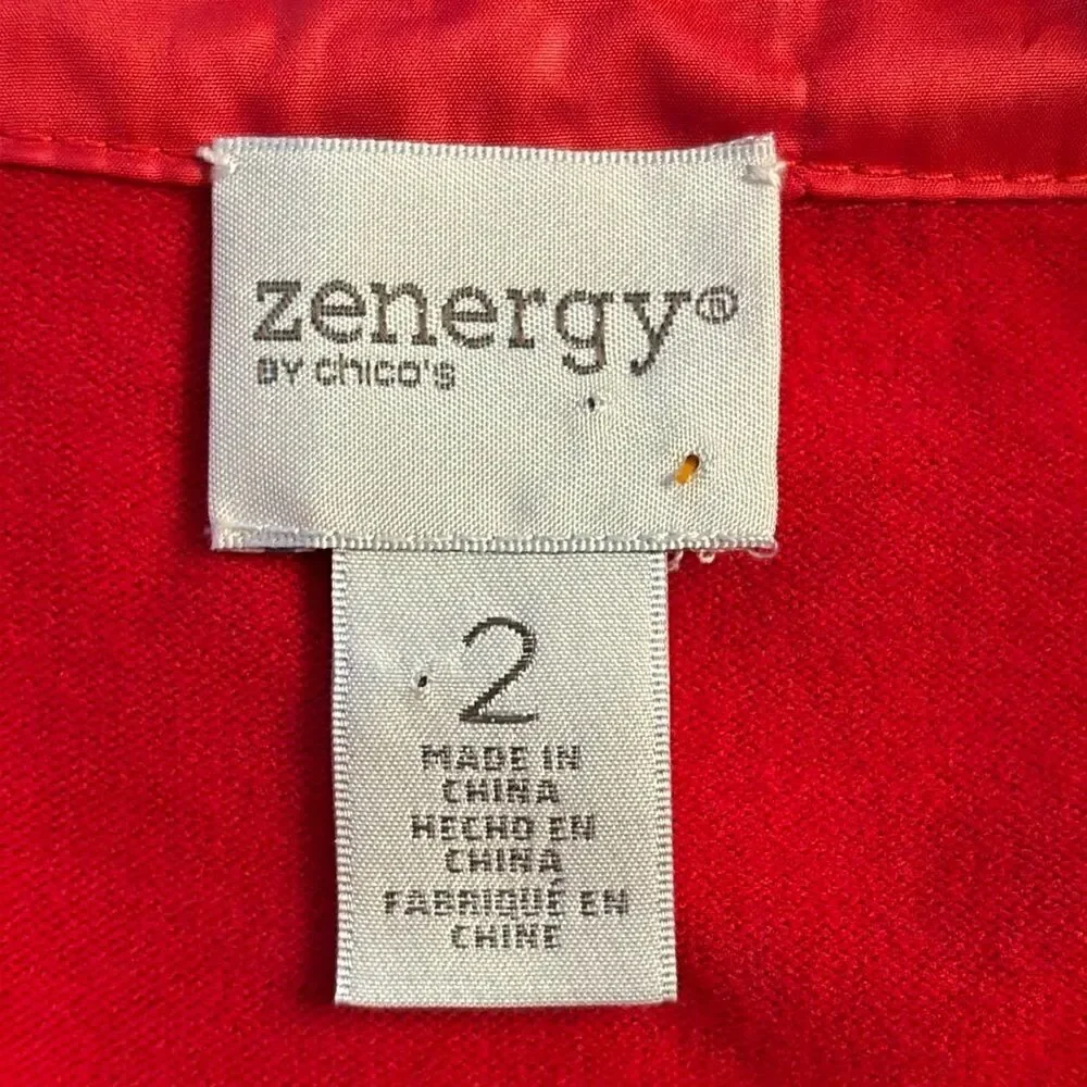 Chico's Zenergy Becca Fabric Mix Jacket - 2, Large